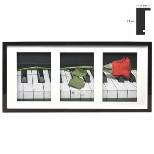 Bilderrahmen Piano für 3 Bilder 13x18 cm
