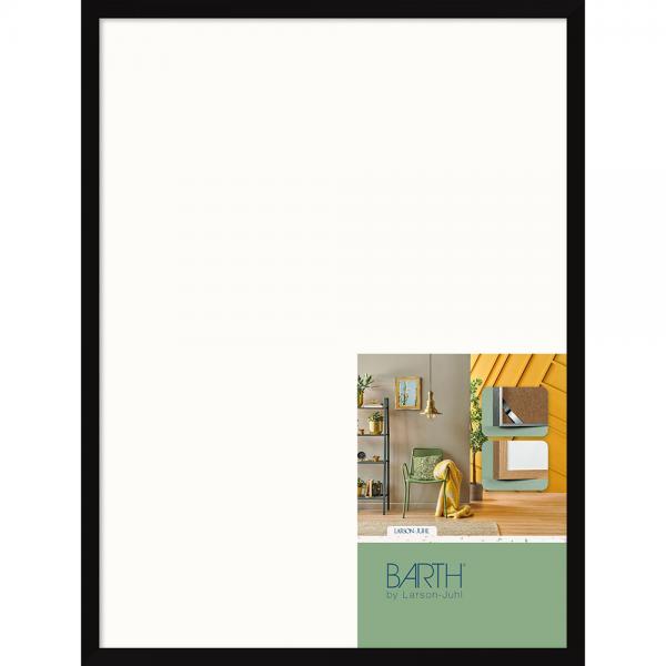 Alu Bilderrahmen Serie 1125 21x29,7 cm (A4) | Schwarz lackiert | Normalglas