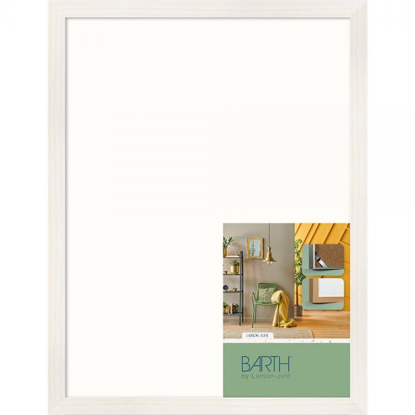 Holz Bilderrahmen Serie 210 59,4x84,1 cm (A1) | Pappel weiß lackiert | Normalglas