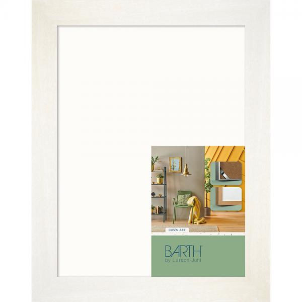 Holz Bilderrahmen Serie 215 60x70 cm | Pappel weiß gefärbt | Normalglas