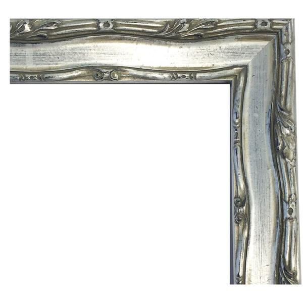 Holz Bilderrahmen CHATEAU 361 15x20 cm | Silber | Normalglas