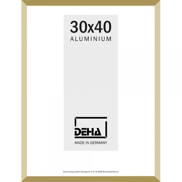 Alu Bilderrahmen Wega 59,4x84,1 cm (A1) | Gold matt | Normalglas