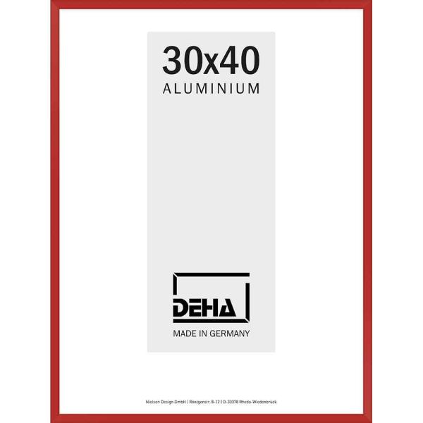 Alu Bilderrahmen Superba 59,4x84,1 cm (A1) | Karminrot 3002 | Normalglas