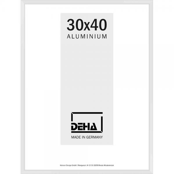 Alu Bilderrahmen Superba 60x80 cm | Weiß 9016 | Normalglas