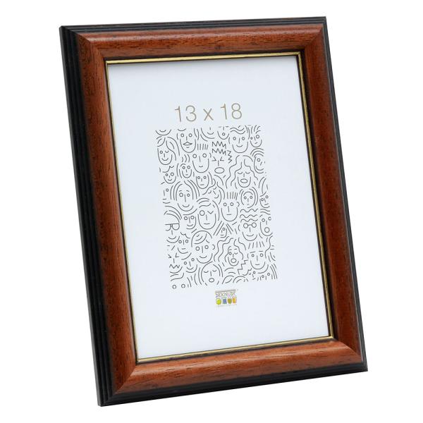 Holz Bilderrahmen Ronald 24x30 cm | Braun | Normalglas