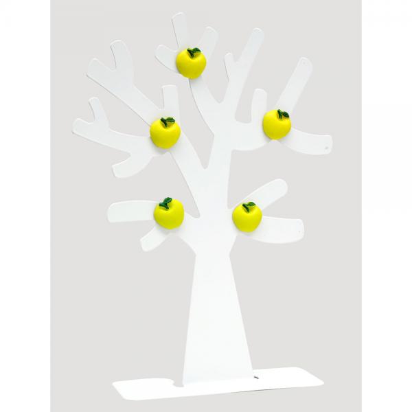 Fotobaum mit Magneten 21,2x29,2 cm | Weiß | Apfel Magnete