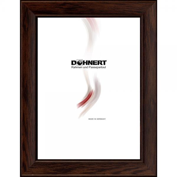 Holz Bilderrahmen Binfield 24x30 cm | Dunkelbraun | Normalglas