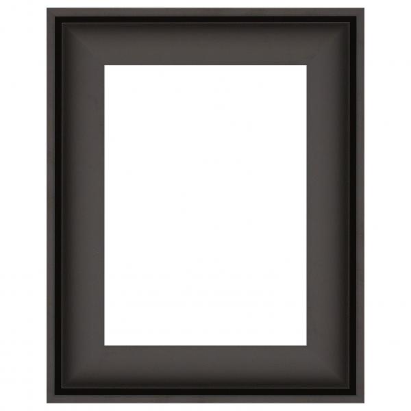 Schattenfugenrahmen Whitechapel 24x30 cm | Schwarz | Leerrahmen (ohne Glas und Rückwand)