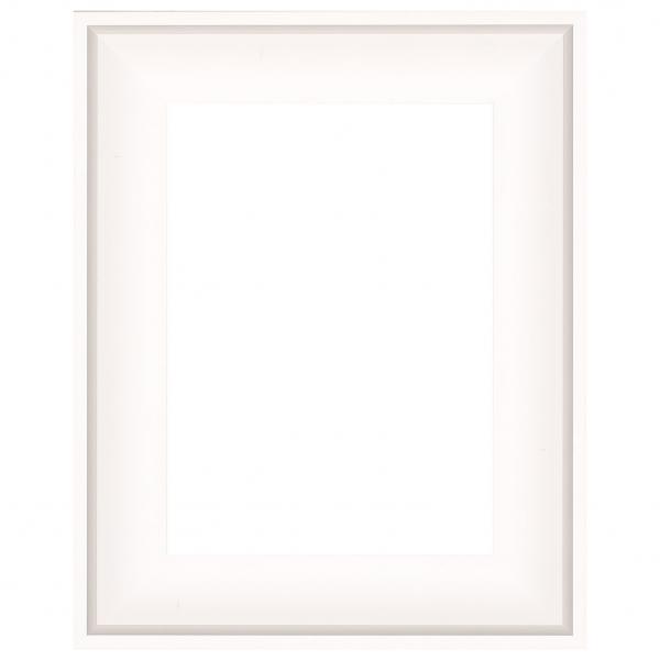 Schattenfugenrahmen Whitechapel 60x80 cm | Weiß | Leerrahmen (ohne Glas und Rückwand)