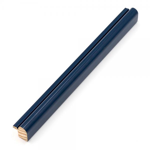 Holz Bilderrahmen Rhea 60x60 cm | Blau | Normalglas