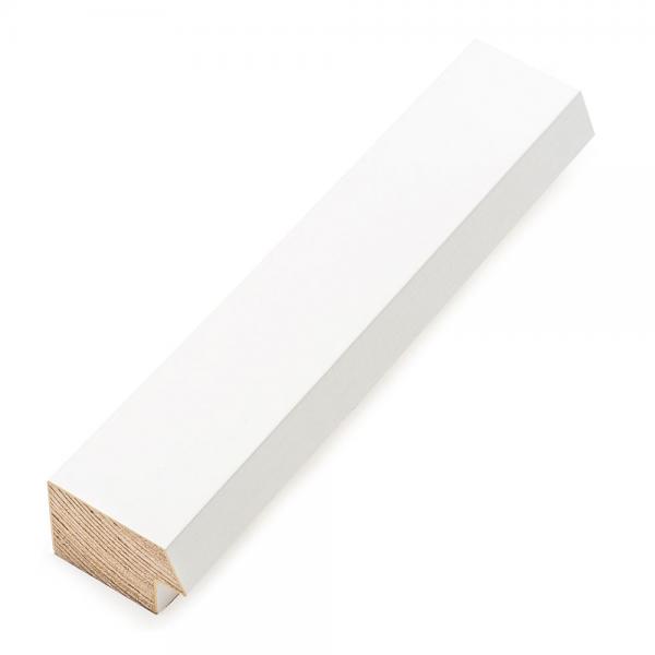 Holz Bilderrahmen Hera 59,4x84,1 cm (A1) | Weiß | Normalglas