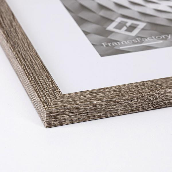 Holz Bilderrahmen Hekla (MDF) 29,7x42 cm (A3) | Sonoma | kunstglas (1,5 mm)