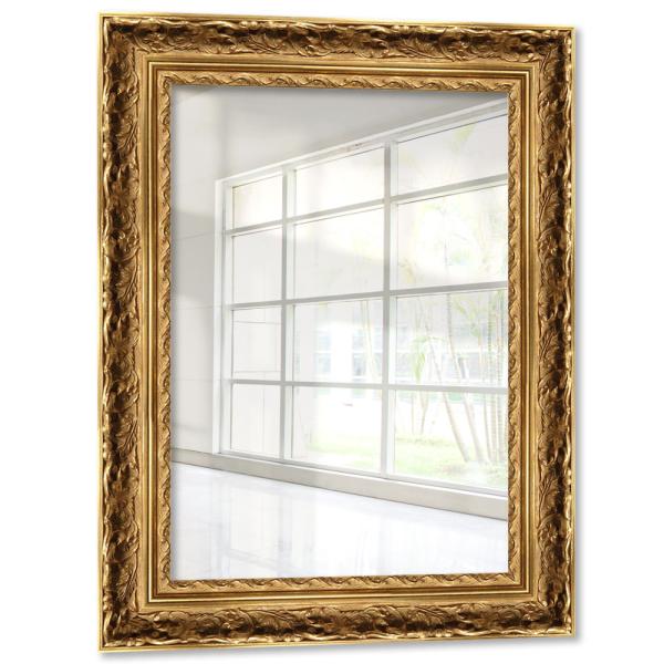 Holz Wandspiegel Hirste 30x90 cm | Gold | Spiegel (2 mm)