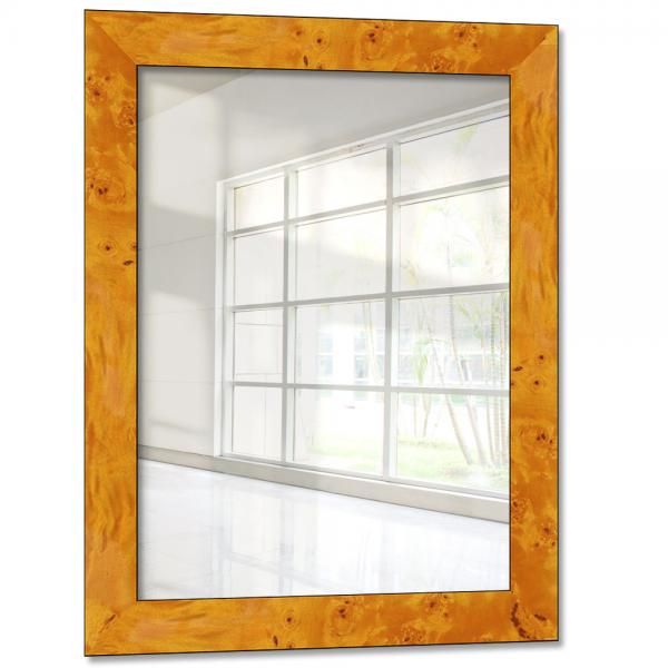 Holz Wandspiegel Tonka 30x60 cm | Wurzelholz hell | Spiegel (2 mm)