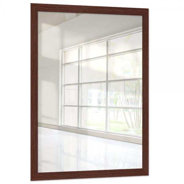 Holz Wandspiegel Boti 20x60 cm | Braun | Spiegel (2 mm)