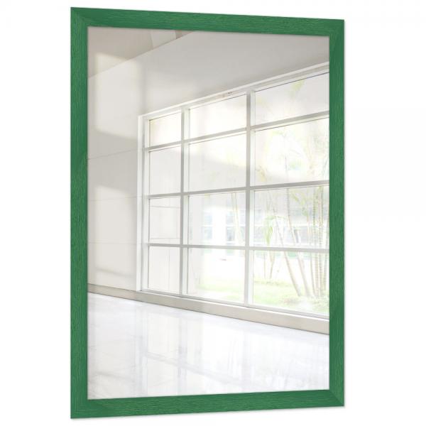 Holz Wandspiegel Boti 24x30 cm | Grün | Spiegel (2 mm)