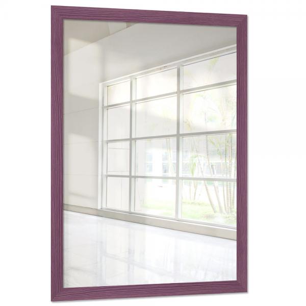 Holz Wandspiegel Boti 45x60 cm | Violett | Spiegel