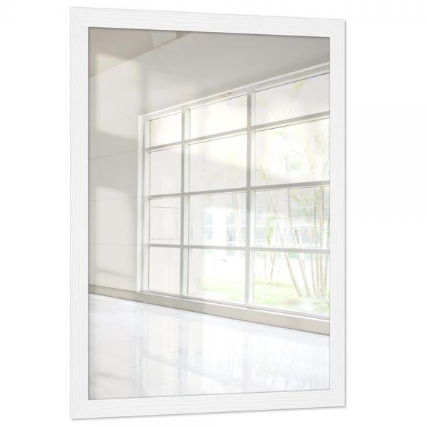 Holz Wandspiegel Boti 20x60 cm | Weiß | Spiegel (2 mm)