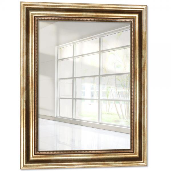 Holz Wandspiegel Irupu 30x60 cm | Gold | Spiegel (2 mm)