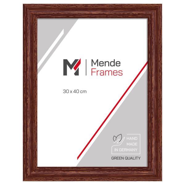 Holz Bilderrahmen Mandraka 42x59,4 cm (A2) | Braun | Normalglas