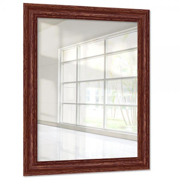 Holz Wandspiegel Mandraka 30x90 cm | Braun | Spiegel (2 mm)