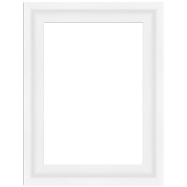 Schattenfugenrahmen Bundi 70x70 cm | Weiß | Leerrahmen (ohne Glas und Rückwand)