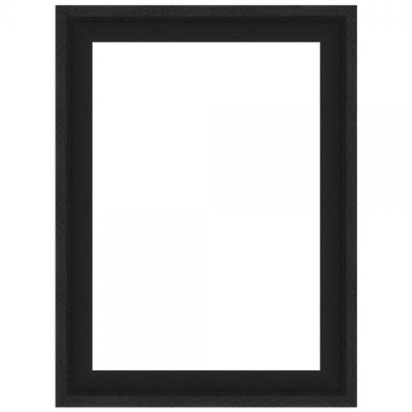 Schattenfugenrahmen Iguas 30x40 cm | Schwarz, matt | Leerrahmen (ohne Glas und Rückwand)