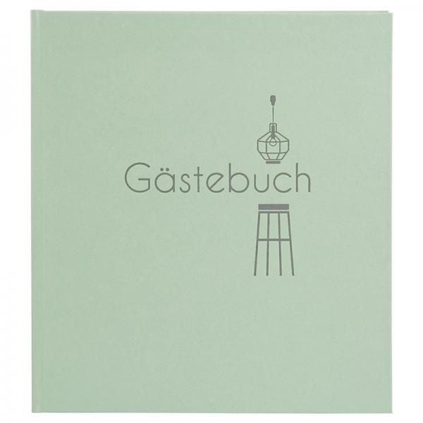 Gästebuch "Essential" 23x25 cm (176 Seiten) | mint
