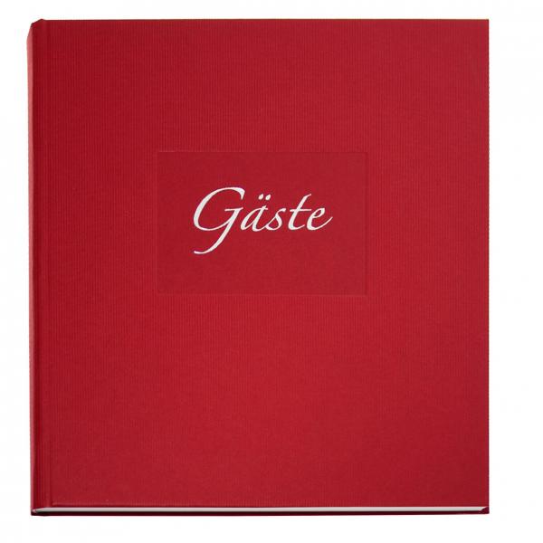 Gästebuch "Seda" 23x25 cm (176 Seiten) | rot