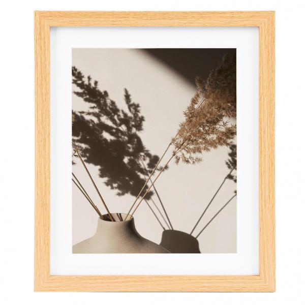 Holz Bilderrahmen (MDF) für Wandgalerie Tetris 20x25 cm | natur | Kunstglas