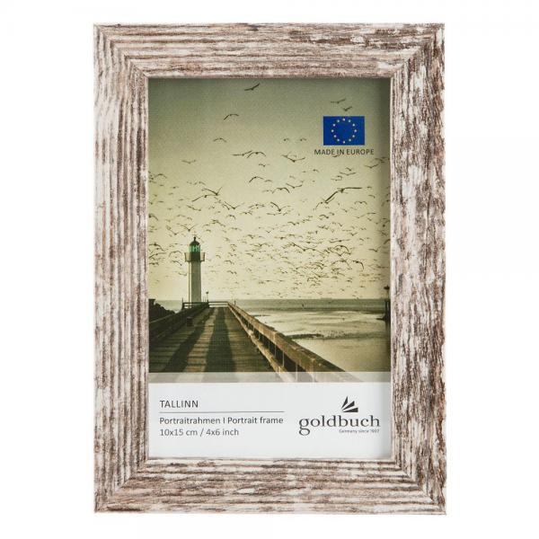 Holz Bilderrahmen Tallinn (MDF) 10x15 cm | vintage | Normalglas