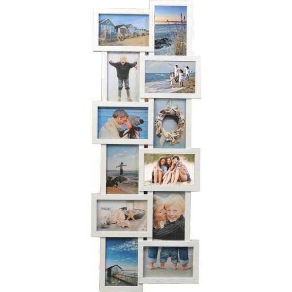 Bilderrahmen Collage Holiday für 12 Bilder 15x10 cm, 10x15 cm | Weiß | Normalglas