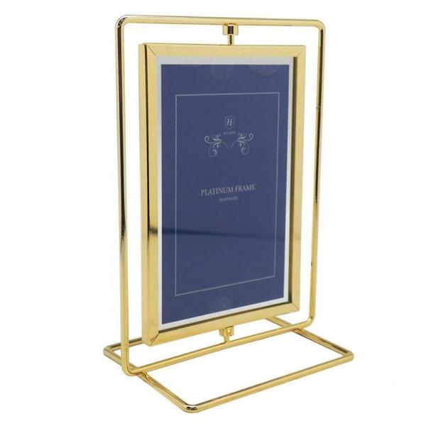 Fotorahmen Platinum Single Swing 10x15 cm | gold | Normalglas