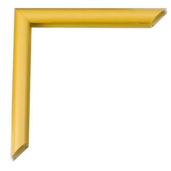 Alu Bilderrahmen Pedro 59,4x84,1 cm (A1) | Florentiner Gelb | Kunstglas