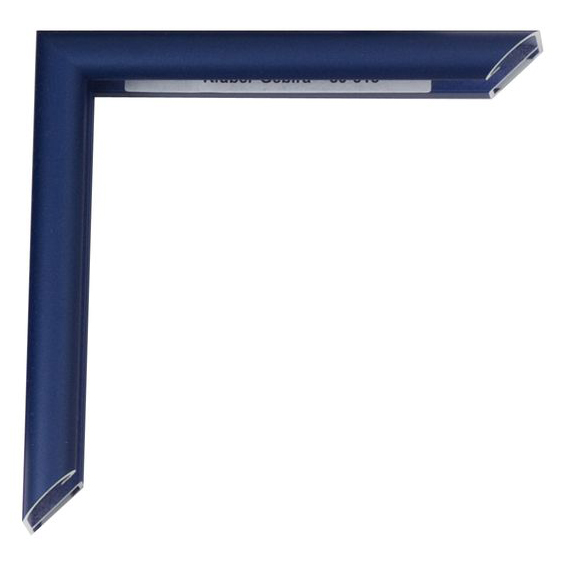 Alu Bilderrahmen Pedro 21x29,7 cm (A4) | Florentiner Kobaltblau | Normalglas