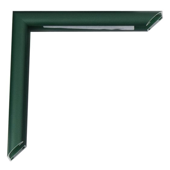 Alu Bilderrahmen Pedro 59,4x84,1 cm (A1) | Florentiner Smaragd | Kunstglas