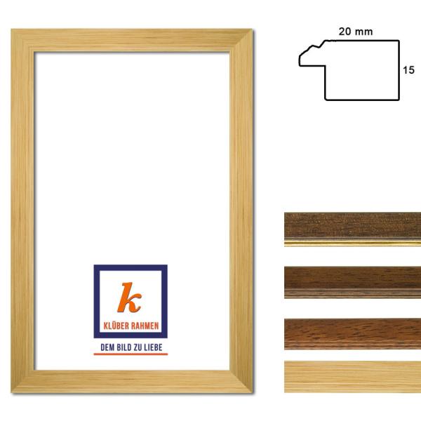 Holz Bilderrahmen Dos Hermanas 42x59,4 (A2) | Nussbaum | Normalglas