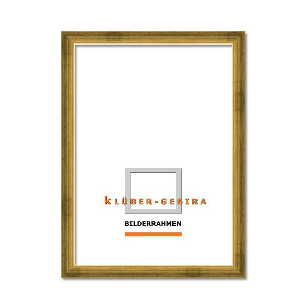 Holz Bilderrahmen El Rosario 70x100 | Hellgold | Kunstglas
