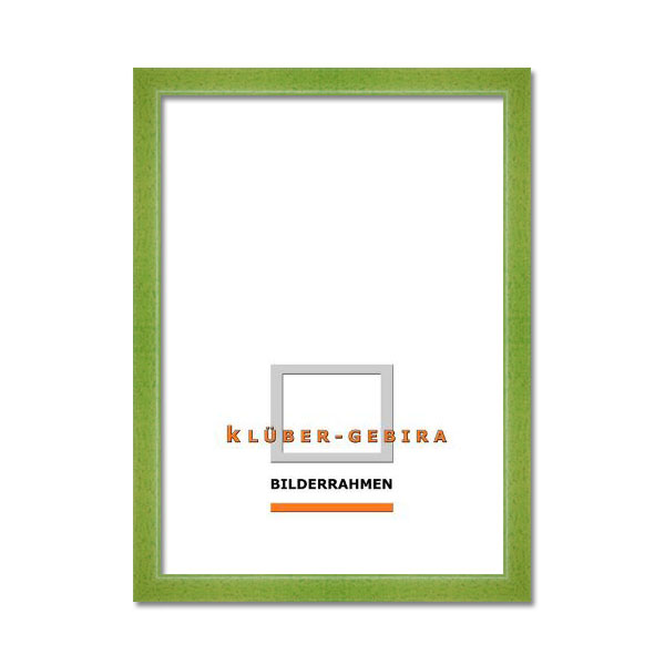 Holz Bilderrahmen Calvia 59,4x84,1 (A1) | Apfelgrün | Kunstglas