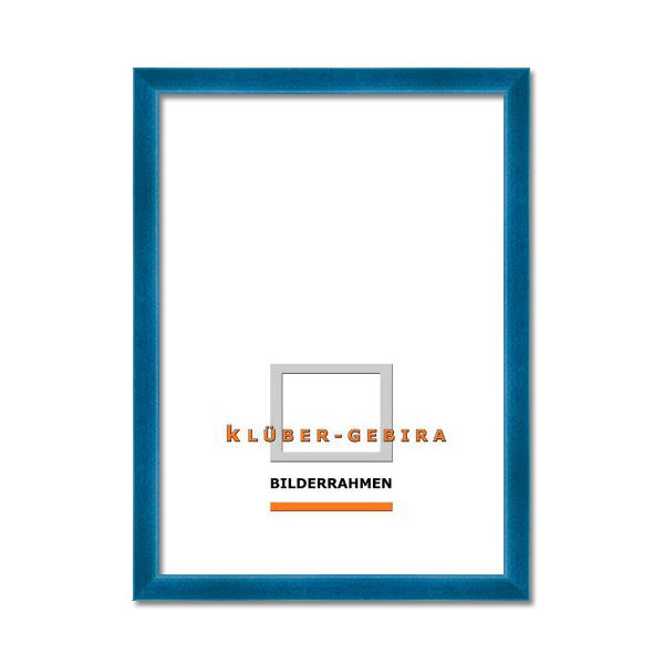 Holz Bilderrahmen Calvia 59,4x84,1 (A1) | Fernblau | Kunstglas