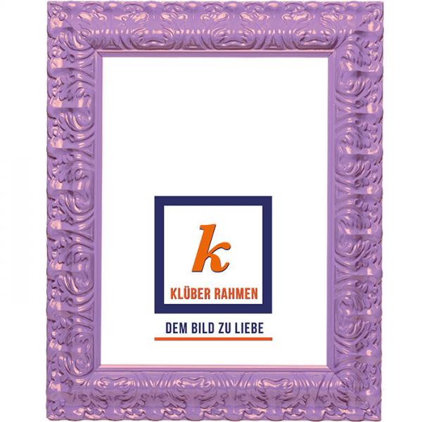Barock Bilderrahmen Salamanca Color 90x120 | light purple | Kunstglas (2 mm)