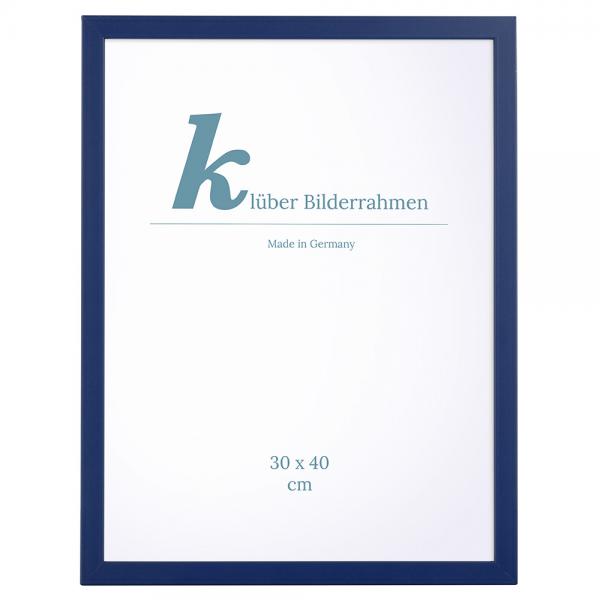 Holz Bilderrahmen Prisma 42x59,4 (A2) | Dunkelblau | Normalglas