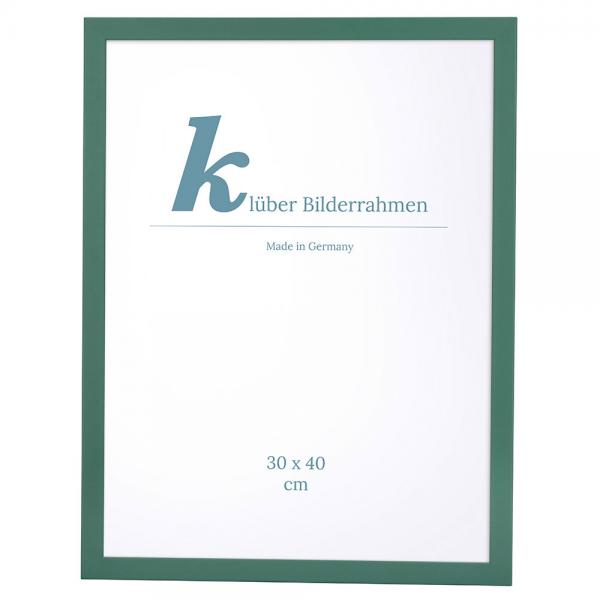Holz Bilderrahmen Prisma 42x59,4 (A2) | Dunkelgrün | Normalglas