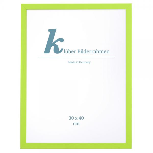 Holz Bilderrahmen Prisma 42x59,4 (A2) | Hellgrün | Normalglas