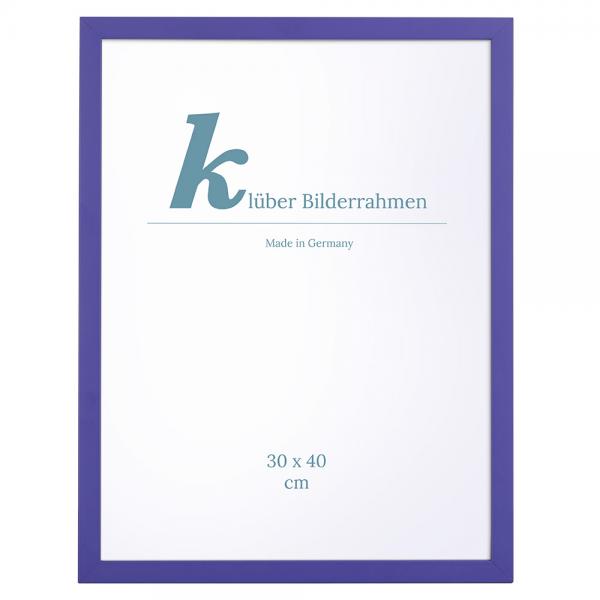 Holz Bilderrahmen Prisma 42x59,4 (A2) | Ultramarin | Normalglas