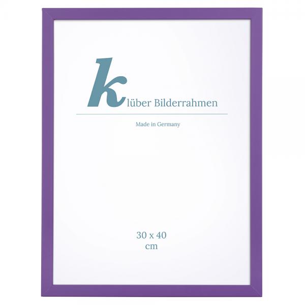 Holz Bilderrahmen Prisma 42x59,4 (A2) | Violett | Normalglas