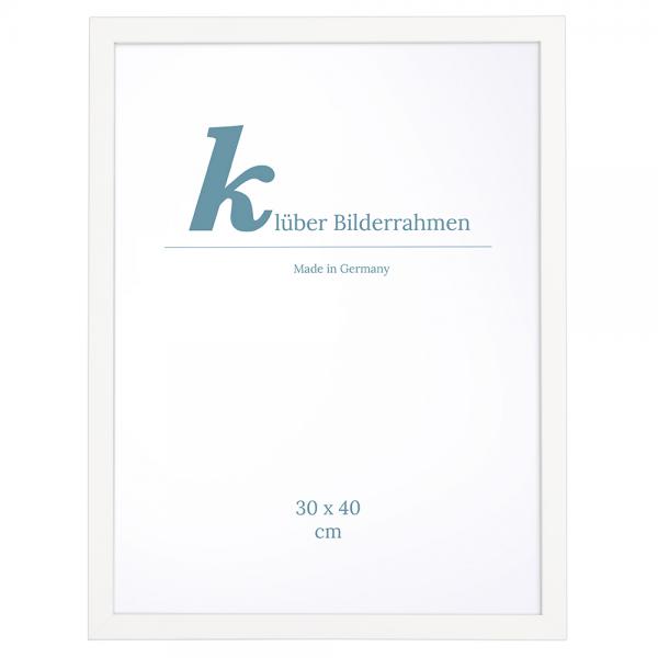 Holz Bilderrahmen Prisma 42x59,4 (A2) | Weiß | Normalglas