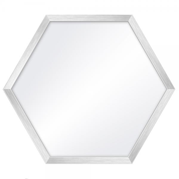 Hexagon Wandspiegel Honeycomb 35x40 cm | Silber | Spiegel