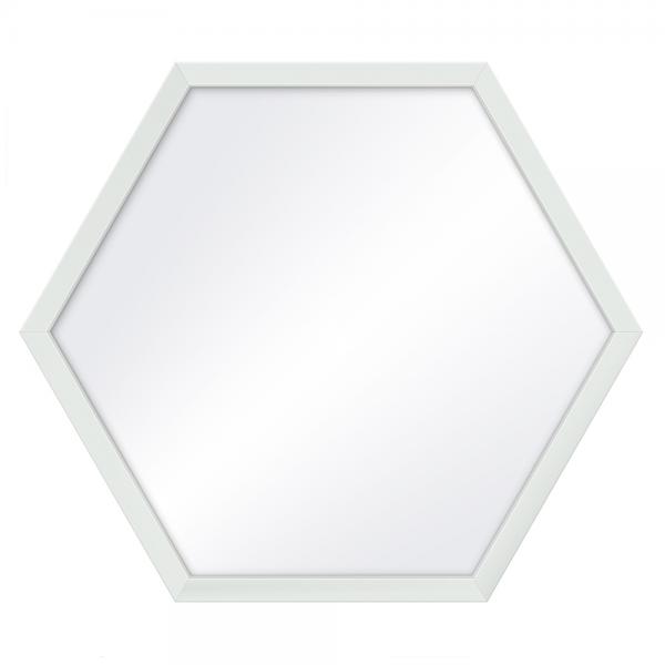 Hexagon Wandspiegel Honeycomb 35x40 cm | Weiß | Spiegel