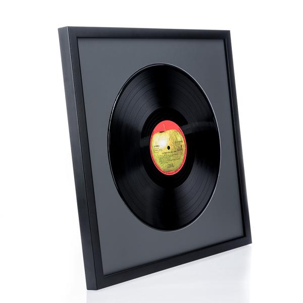 Holz Bilderrahmen Top Cube für Vinyl-Schallplatten 